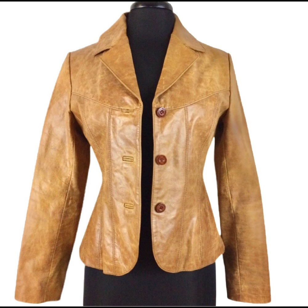 Wilson Leather LightWashed Leather Jacket